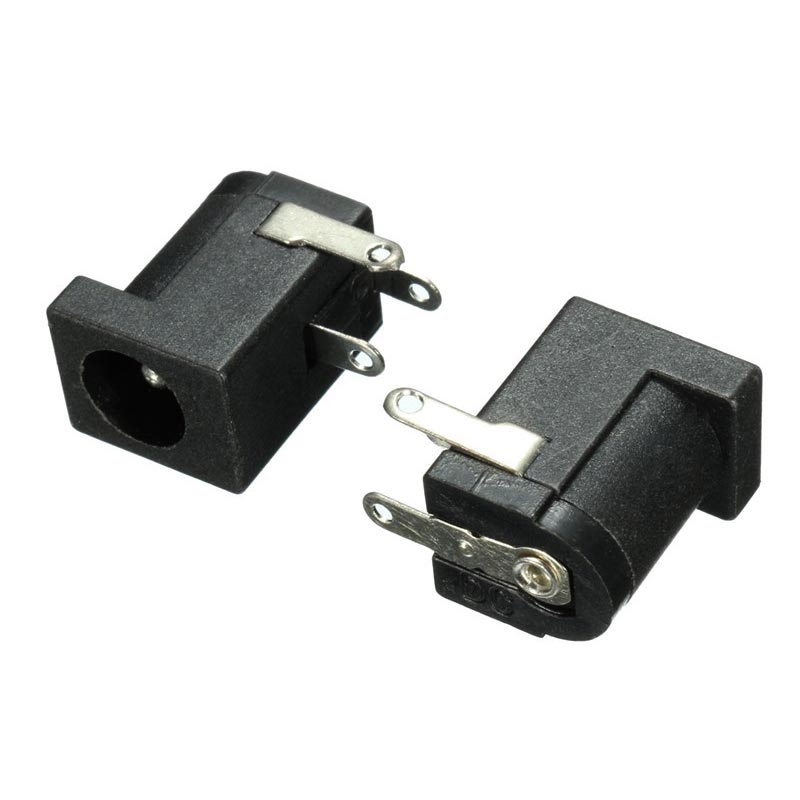 Разъем питания DC-005 5.5x2.1 на плату (12В, 3А, мама)