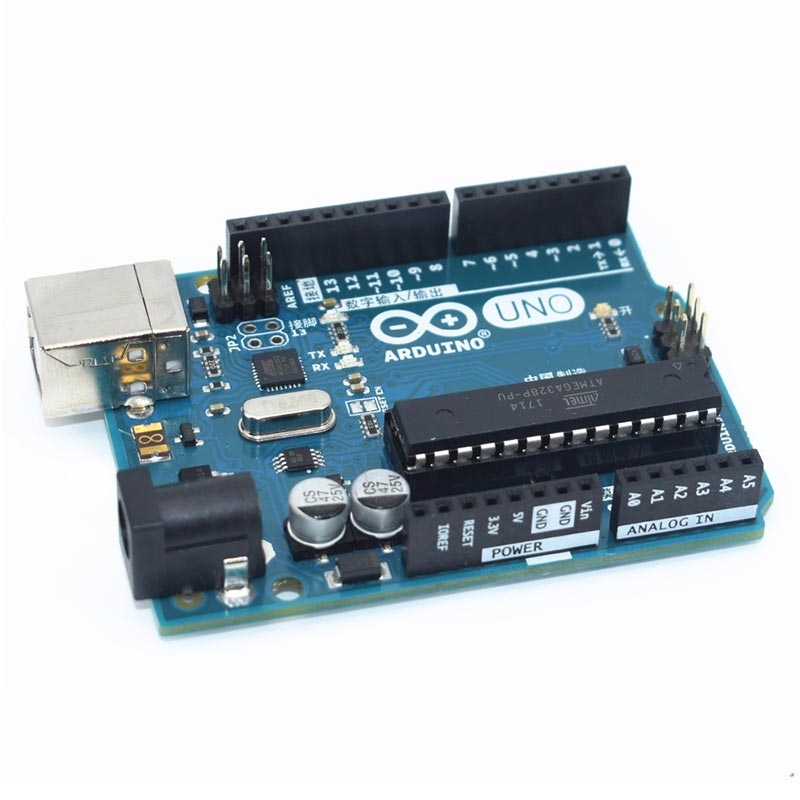 Arduino UNO R3 (оригинал, Atmega 328P DIP, USB2.0 Type B)