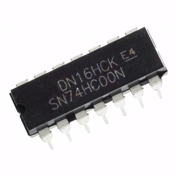 74HC00N 4 логических элемента 2И-НЕ (DIP-14)