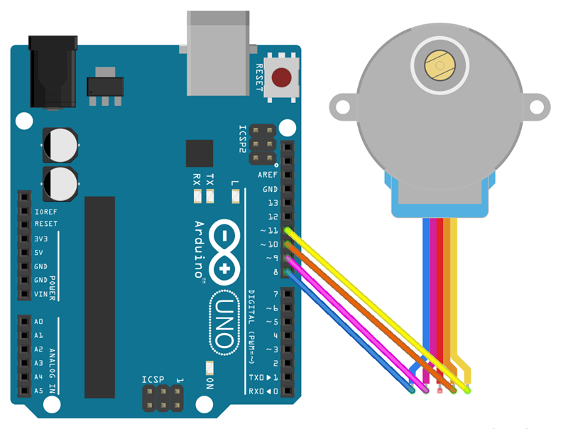 Подключение шагового двигателя от dvd к ардуино Need help in Wiring CD ROM Stepper Motor Project Guidance Arduino Forum